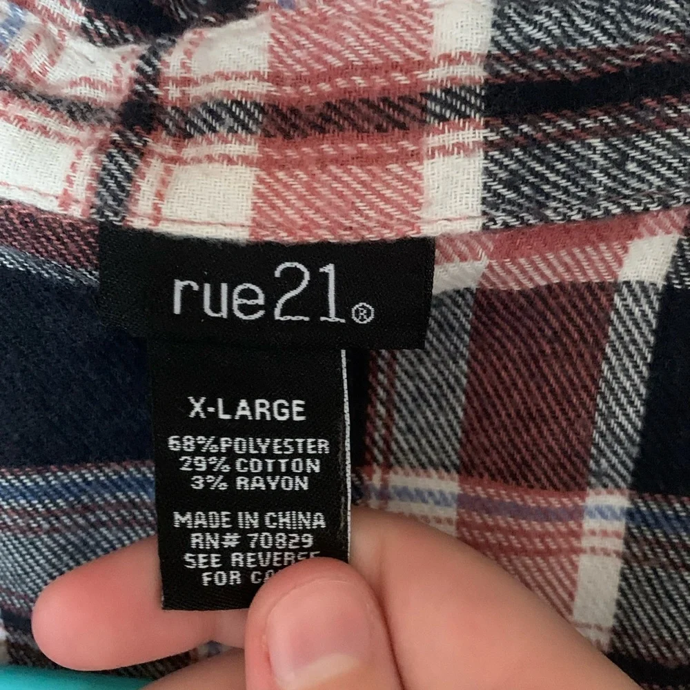 XL Rue21 Flannel - Picture 2 of 2